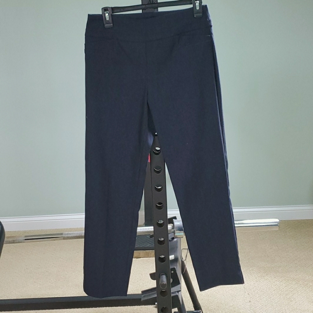 Streach pants side slits